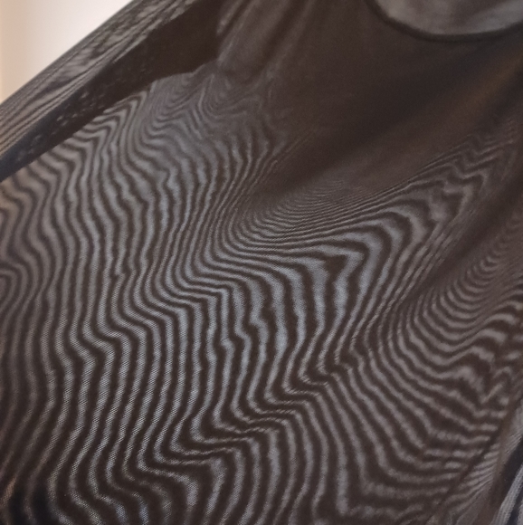 ($5 if Bundled) Black Sheer Tank Top - Picture 2 of 2